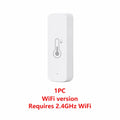 Tuya WiFi Temperature Humidity Sensor °C/°F Switchable Smart Home APP Remote Alarm Works with Alexa Google Home Yandex Alice