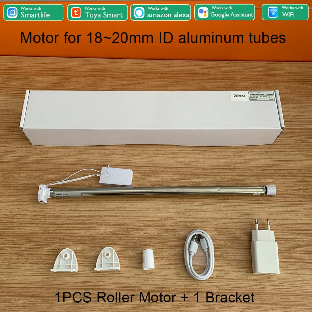 DC5V Wired Tuya Wifi Shutter Motor Blind Electric Smart Curtains For Roller Curtain Suitable For 20 25 28mm Blind Tube Alexa