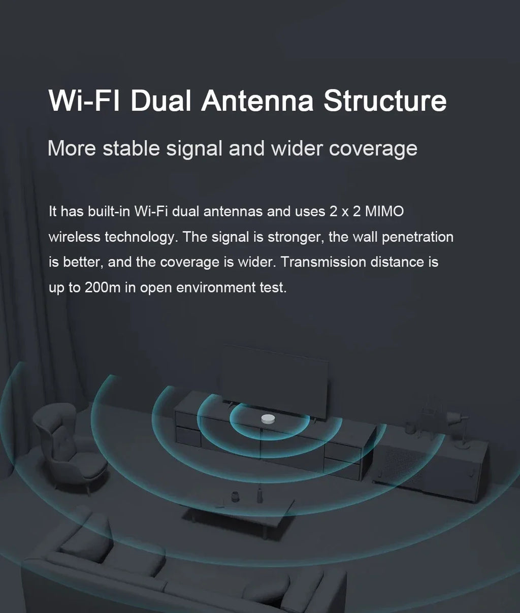 China Version Xiaomi Mijia Smart Multi-Mode Gateway Controlled By Voice Remote Control And Automation Smart Linkage Mesh Hub