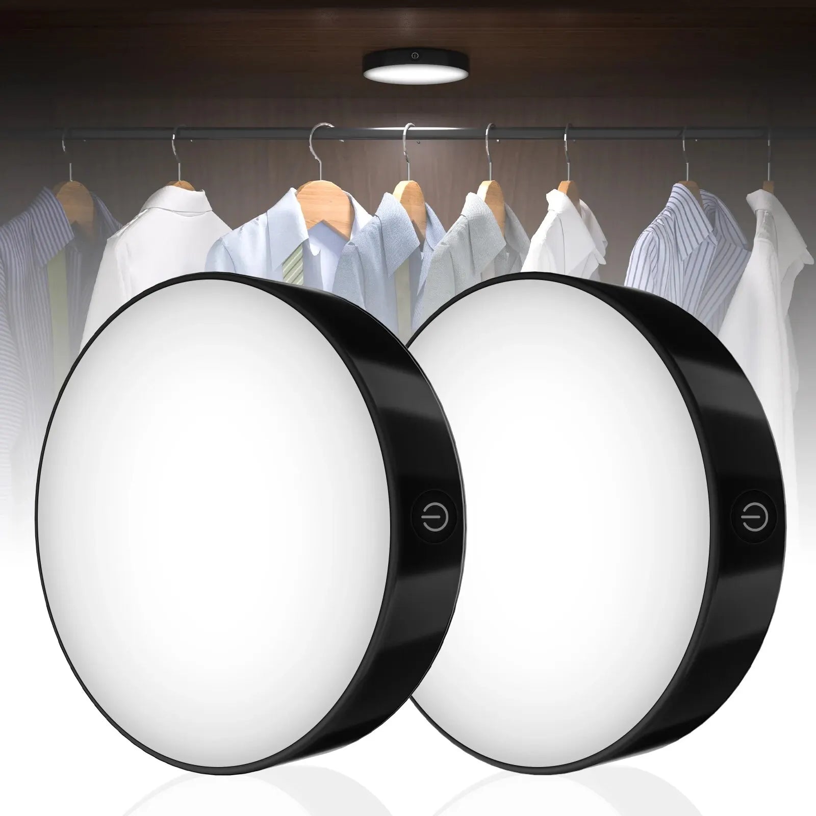 Rechargeable Dimmable Touch Light Buit-in 1000mAh Batter Portable LED Night Lights for Cabinet Wardrobe Kitchen Bedroom Light