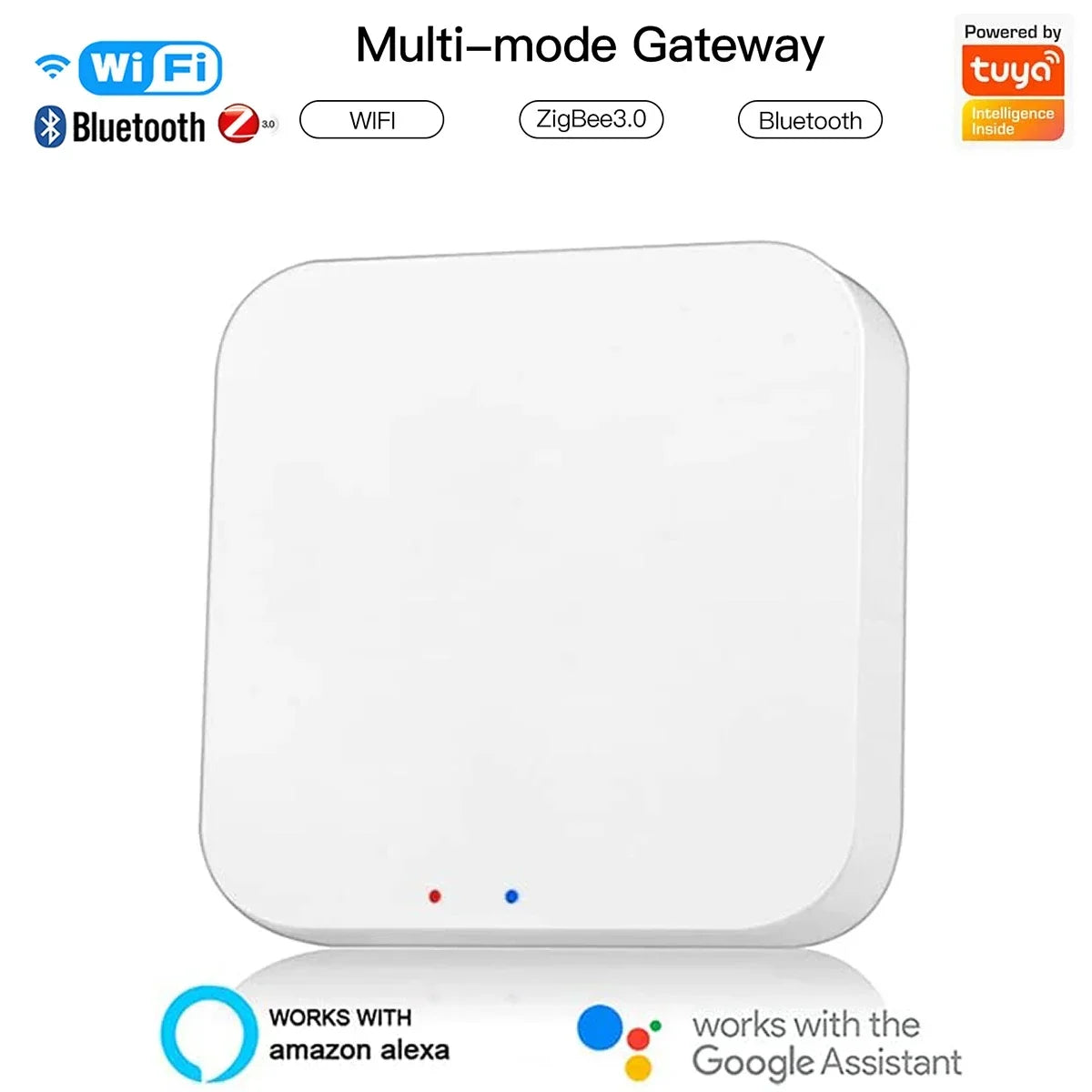 Tuya ZigBee Wireless Portable Remote Control 4 Zone LED Dimmer Smart Home Scene Control Switch Smart Life APP Fr Assistant 2MQTT