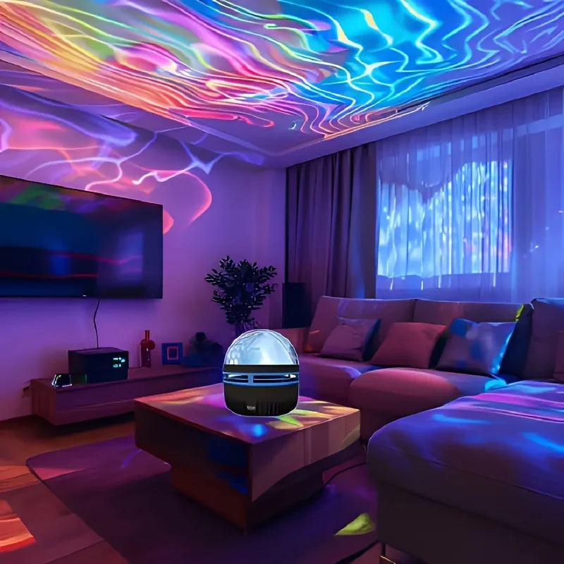 LED Galaxy Projector Night Light USB Rotating Magic Star Moon Lamp Remote Control Colorful Sky Light for Bedroom Kids Room Decor