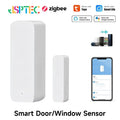 Tuya ZigBee Smart Door Window Sensor Door Open Closed Detectors Smart Home Security Protection Alarm System for Alexa Google