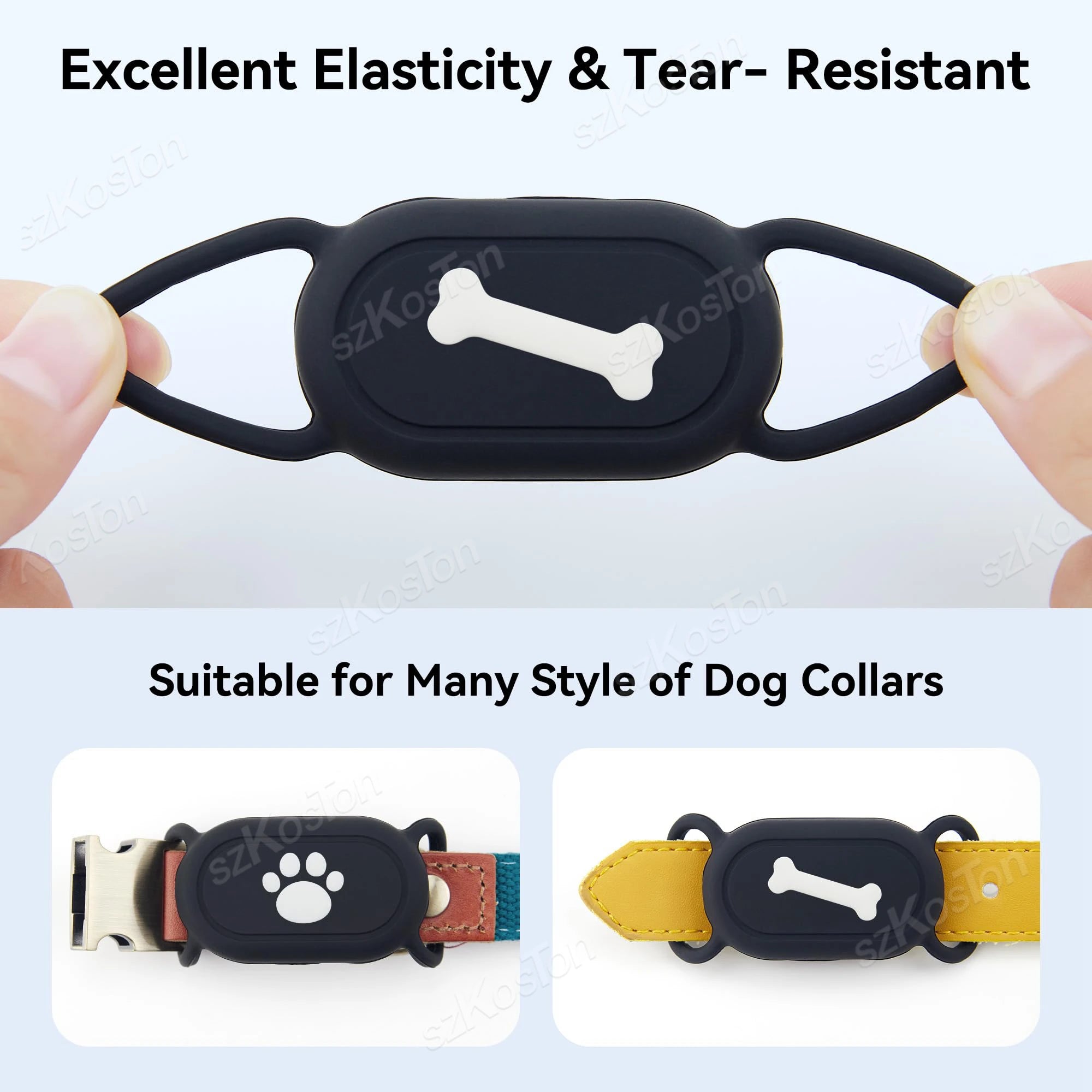 For Smarttag2 Dog Cat Collar GPS Finder Holder Soft Silicone Protective Case Waterproof For Samsung Galaxy SmartTag 2 Accessory