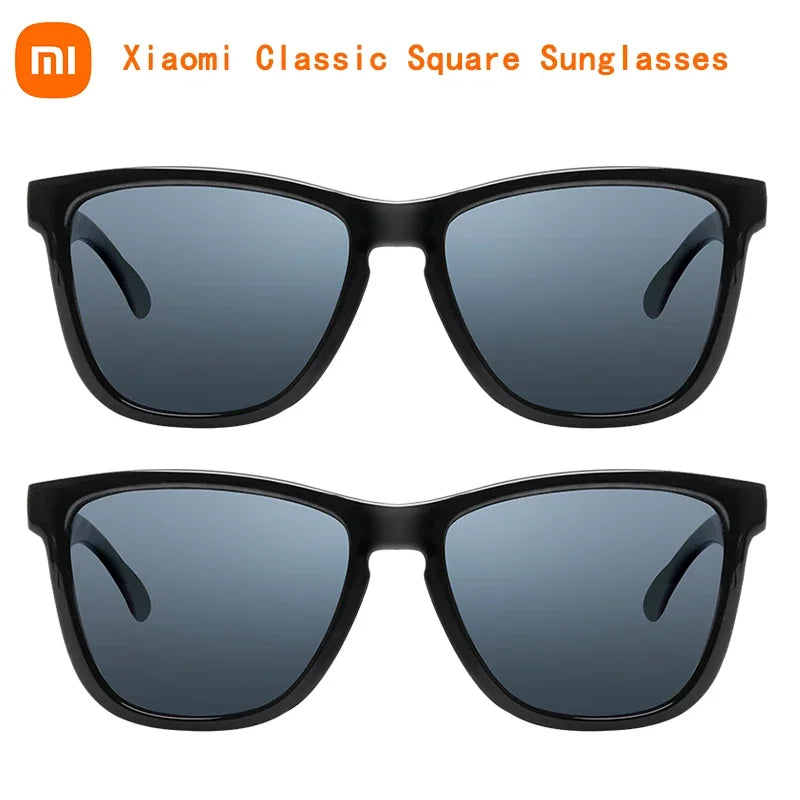 Original MIJIA Classic Square Sunglasses TAC Polarized Lenses Glasses Retro Light Frame Screwless UV Protection Driver Women Men