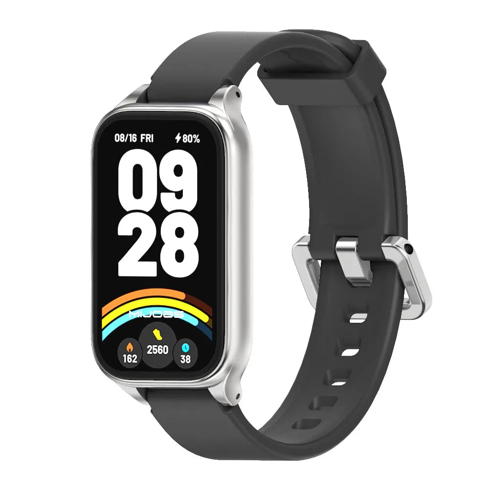 Strap for xiaomi Mi band 9 Active Bracelet Global Version Silicone Waterproof Wristband Mi Smart Band 9 Active Strap