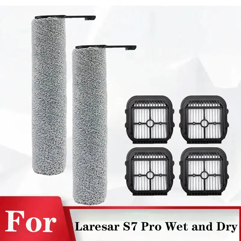 For Laresar S7 Pro Wet and Dry Vacuum Cleaner Accessories Brush Roller /HEPA Filter