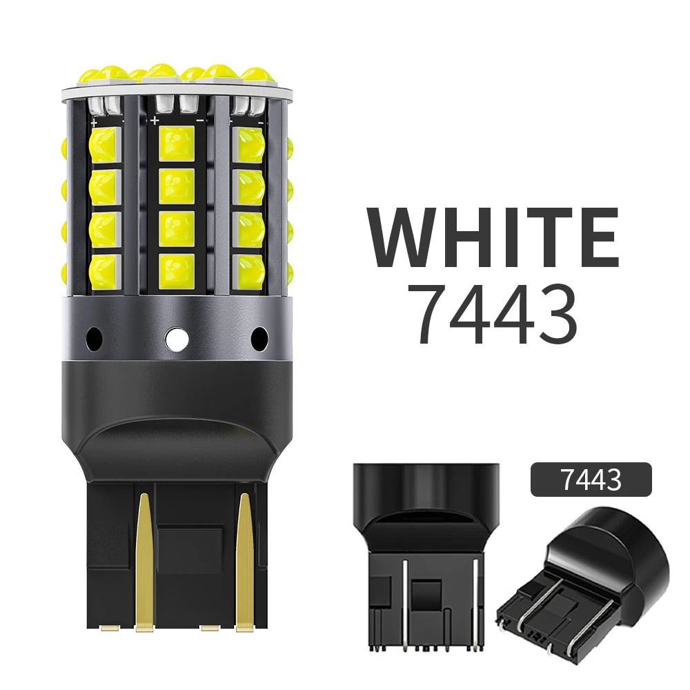 1×1156 ba15s p21w canbus bulbs py21w led turn signal yellow 7440 bulb bay15d 1157 canbus led reversing lights t20 7443 STOP LAMP