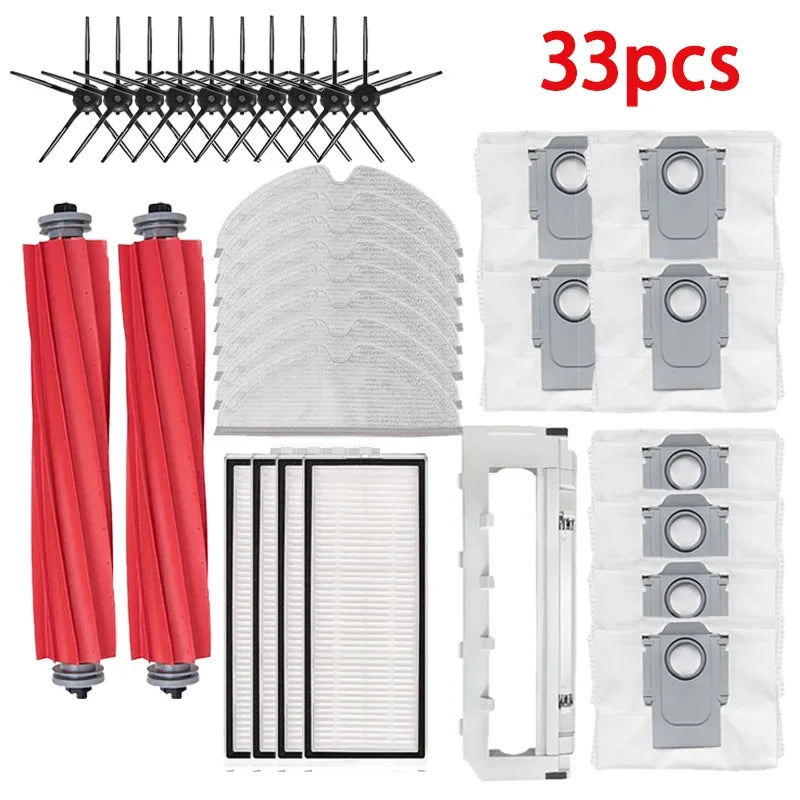 For Roborock Q7 Max Dust Bag Hepa Filter Parts Q7 Max+ / T8 Main Side Brush Mop Cloth Robot Vacuum Cleaner Accessories
