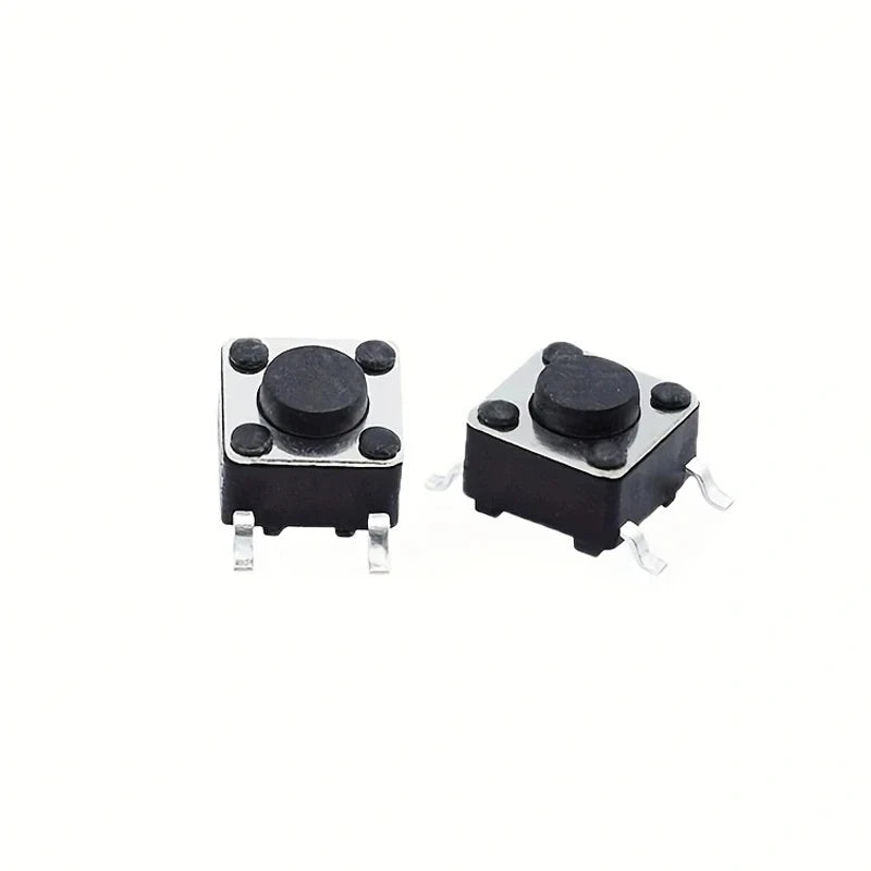 50pcs Mini Micro 6x6x5mm Momentary Tactile Push Button Switch 4 pin ON/OFF keys button