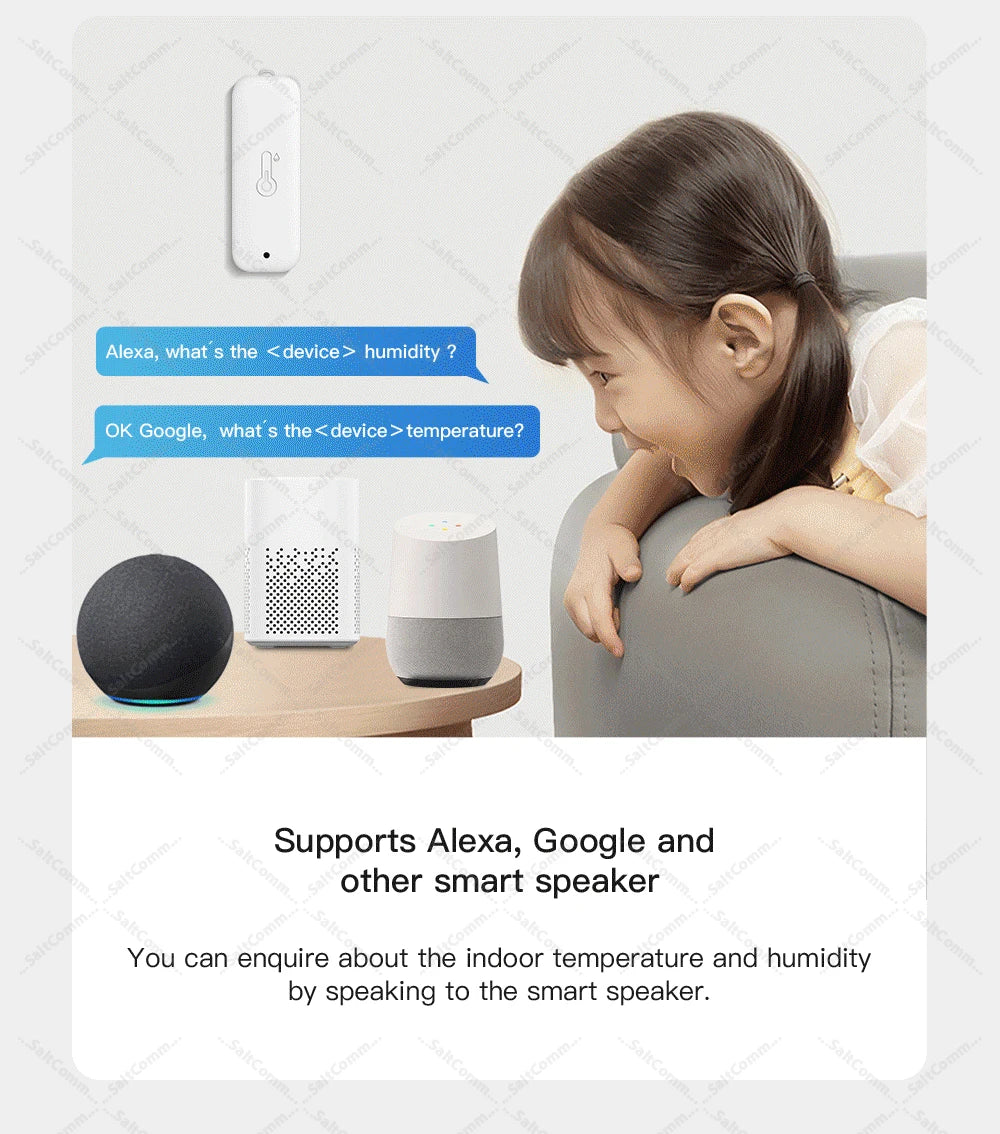 Zigbee 3.0 IP65 Waterproof Temperature Humidity Sensor Indoor Outdoor Compatible with Alexa Yandex Zigbee2MQTT Home Assistant
