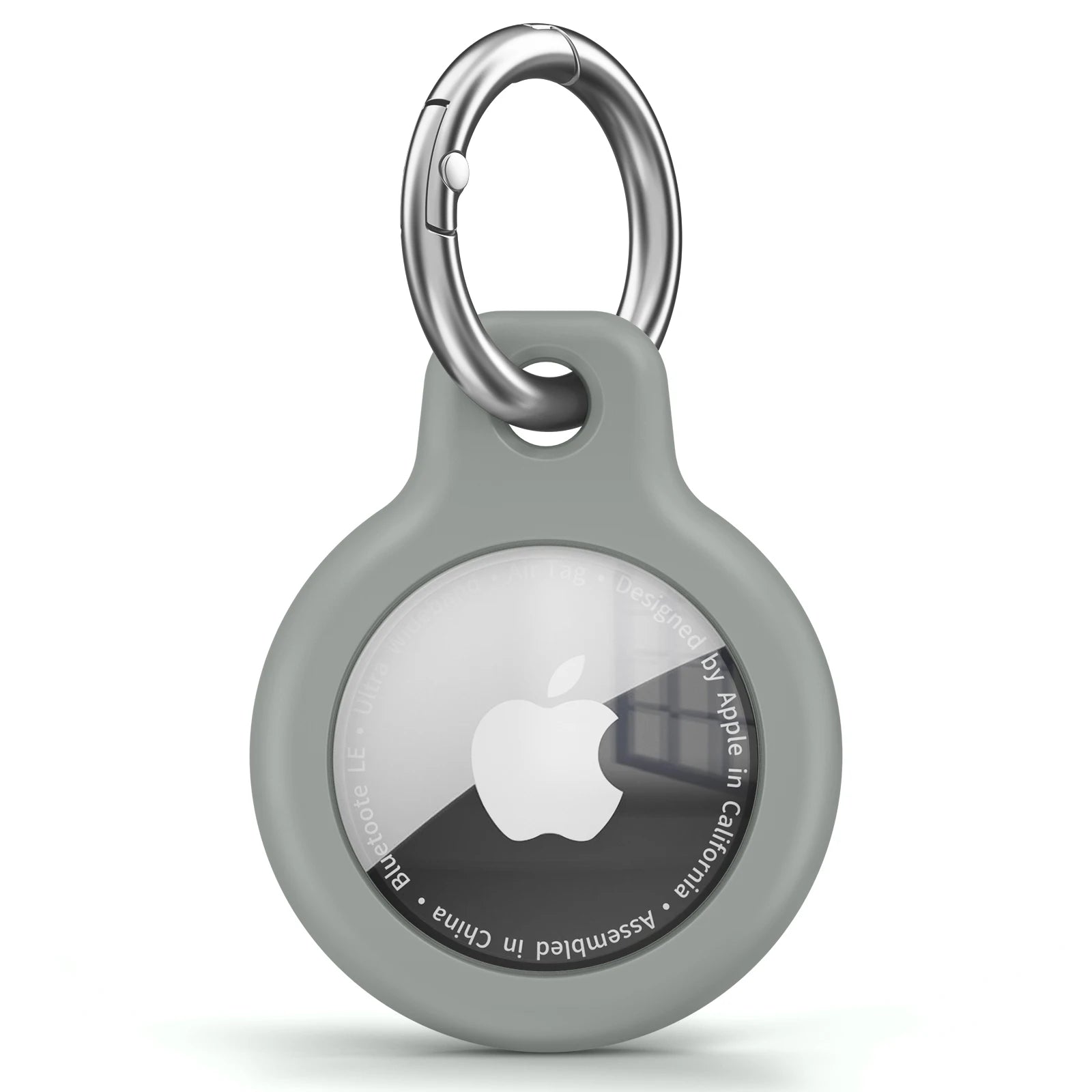 TPU Cover for Apple Air Tag Holder with Keychain Protective Shell Tracker Accessories Anti-scratch Sleeve For Apple Air Tag Case