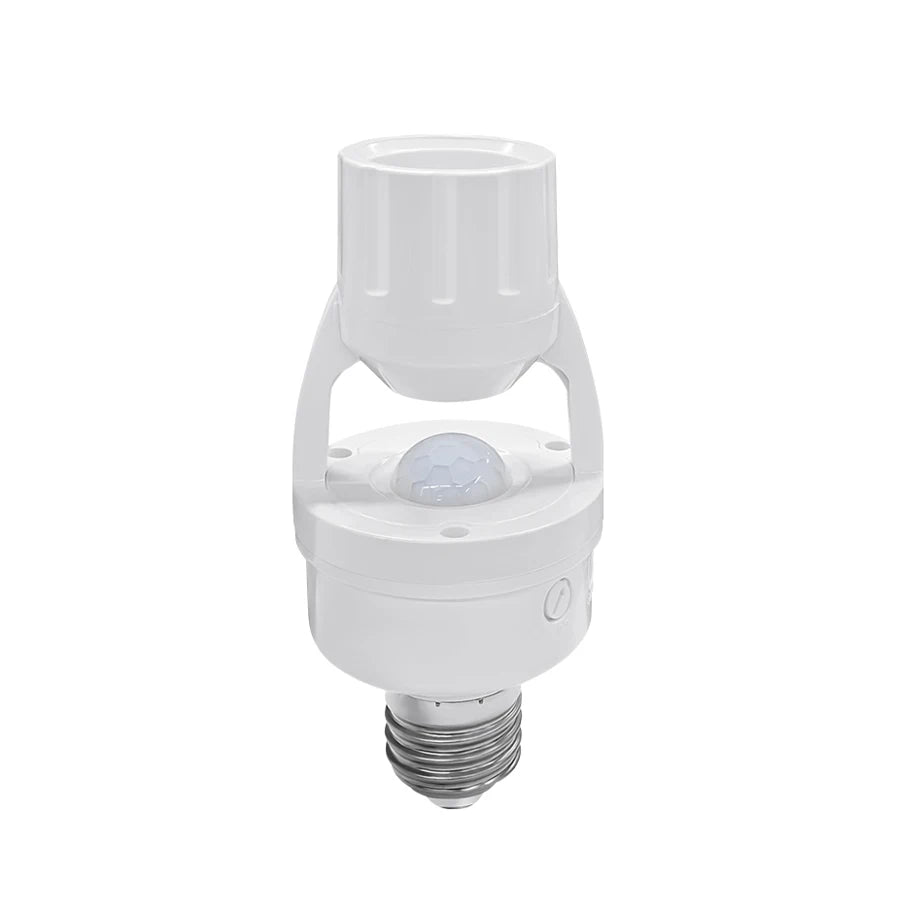 Smart Motion Sensor 220V 110V E27 Bulb Socket Lamp Base Human Body Detector PIR Sensor Home Automation Auto On Off Light Switch