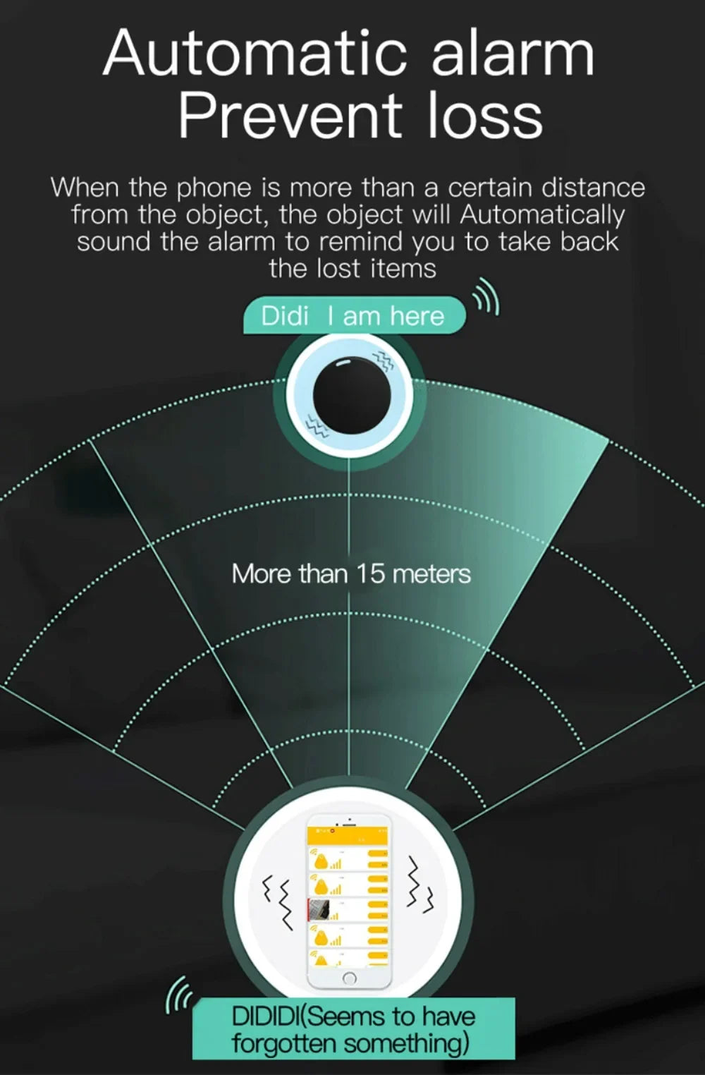 2025 New Mini GPS Tracker Anti-Lost Device Bluetooth5.0 Pet Kids Wallet Tracking IOS Android Smart Finder Locator Accessories